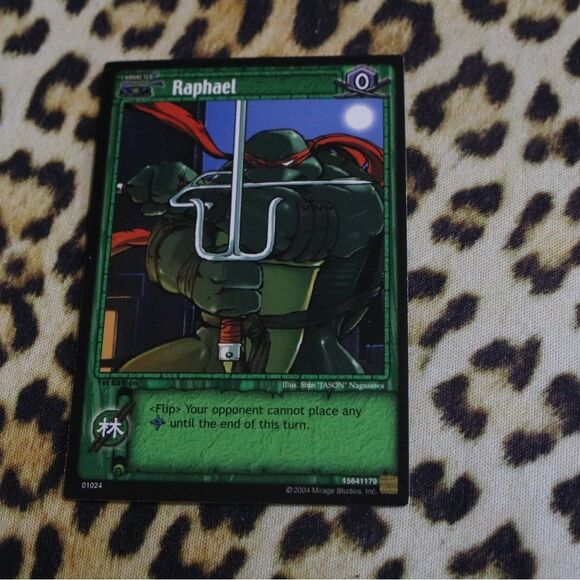 TMNT Raphael Trading Card - Picture 1 of 1